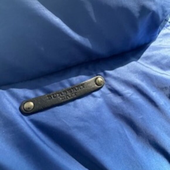 BURBERRY BRIT DALESBURY Blue Quilted Down Puffer Jacket size XL - Picture 4 of 13
